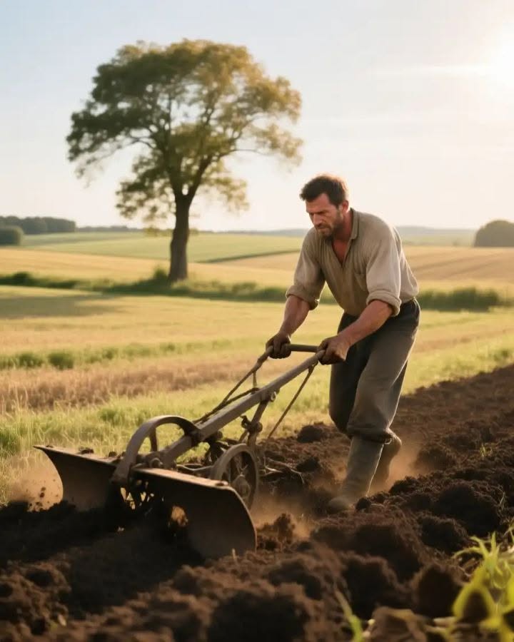 Quand le jardiner laboure