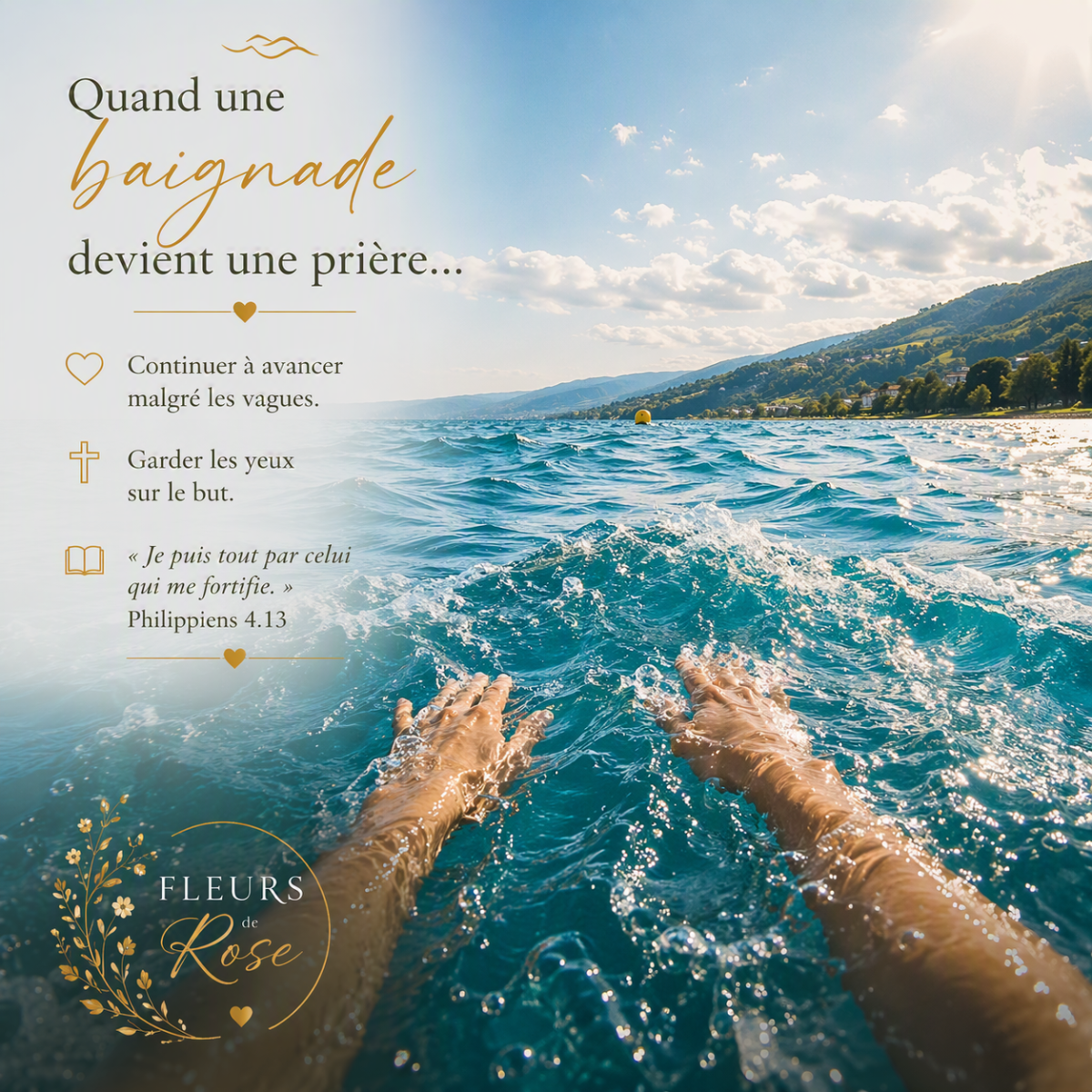 Quand une baignade devient une prière